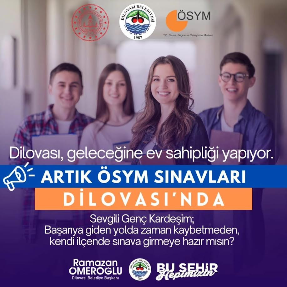 Başkan Ömeroğlu’ndan ÖSYM sınav yeri müjdesi