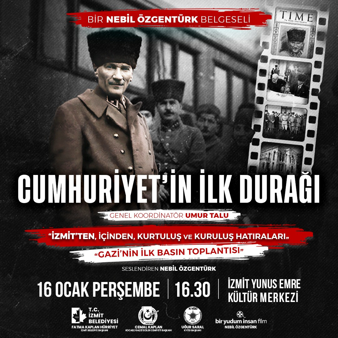 Cumhuriyet’in İlk Durağı İzmit Belgeseli Halkla Buluşuyor