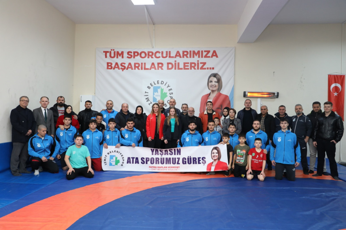 İzmit Belediyespor Güreş Okulu eğitimlerine başladı